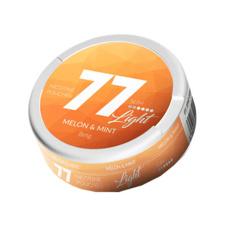 Melon & Mint 77 Slim Nicotine Snus Pouches 8mg - 20 Pouches - PRONTO VAPES