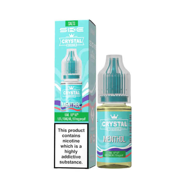 Menthol SKE Crystal Nic Salt 10ml E - Liquid 50/50 - PRONTO VAPES